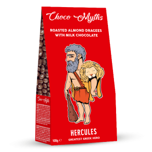 Hercules roasted almond dragees with milk chocolate 100g