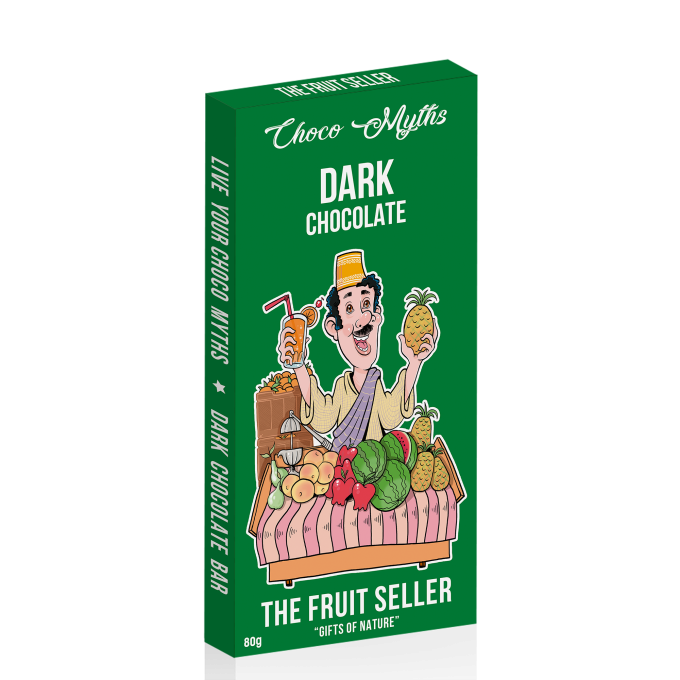 Fruit Seller dark chocolate bar 80g