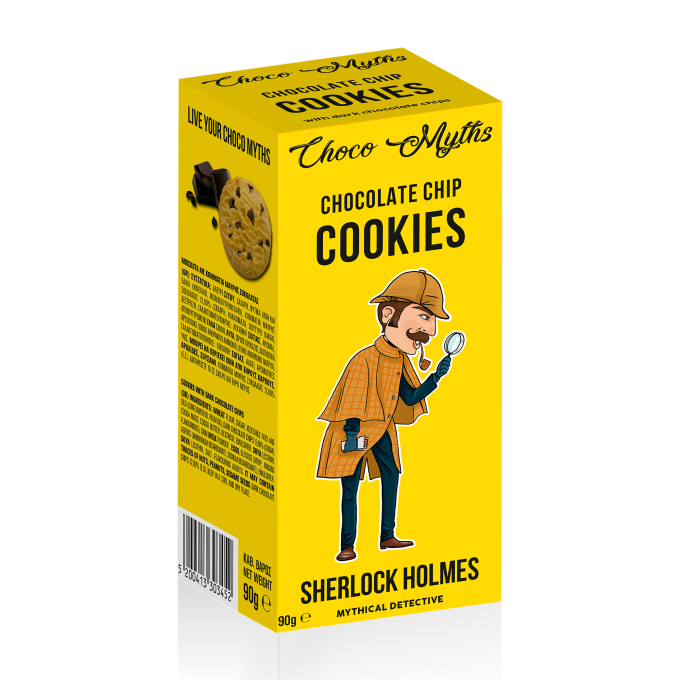 Sherlock Holmes chocolate chip cookies 90g