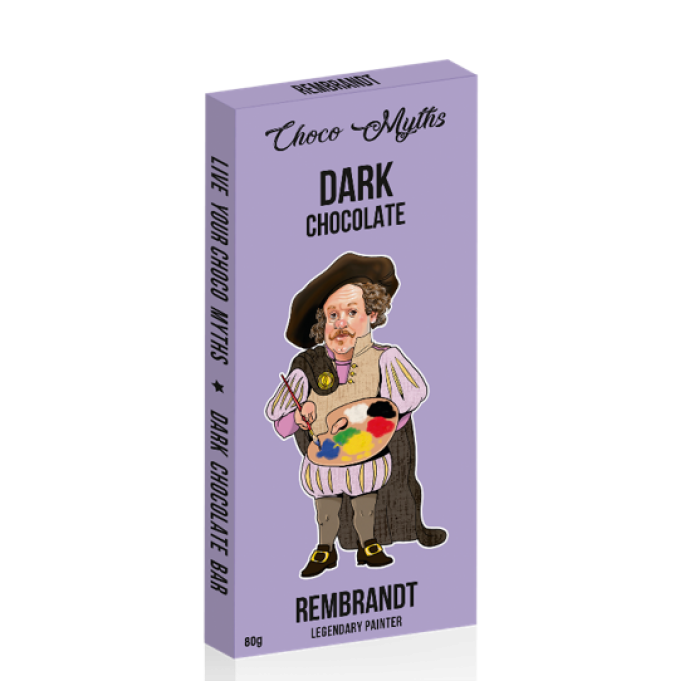 Rembrandt dark chocolate bar 80g