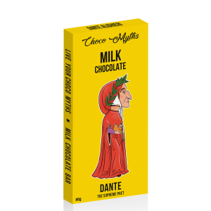 Dante Alighieri milk chocolate bar 80g