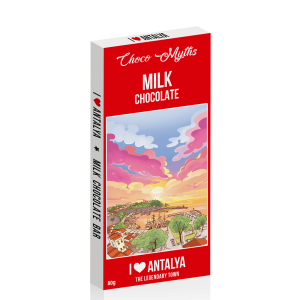 Antalya Town milk chocolate bar 80g